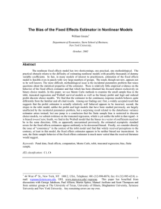 The Bias of the Fixed Effects Estimator in Nonlinear