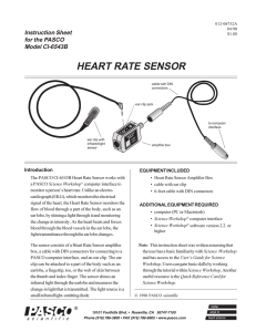 heart rate sensor - Brown University Wiki
