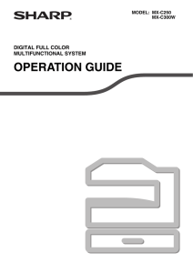 OPERATION GUIDE