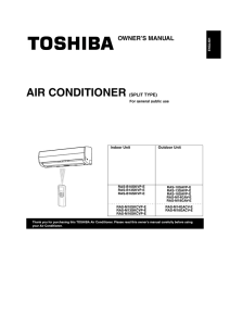 air conditioner - Toshiba Air Conditioning