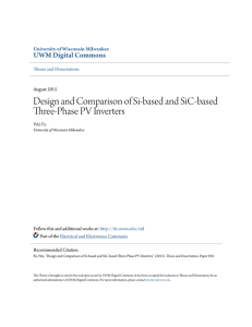 Design and Comparison of Si-based and SiC-based Three