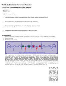 Directional Overcurrent Relaying