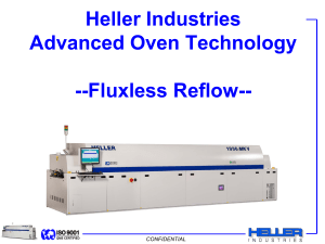 Fluxless Reflow Advanced Oven Technology