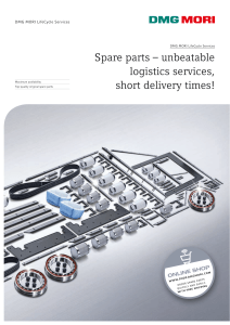 Spare parts – unbeatable logistics services, short delivery times!