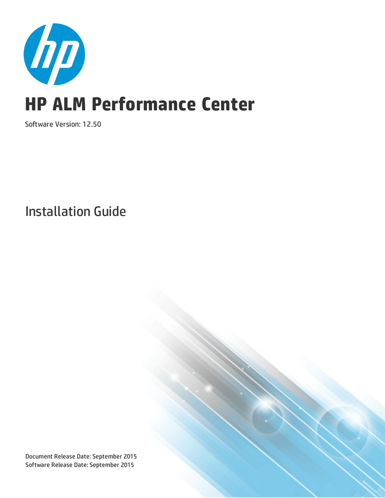 Hp Alm Performance Center Installation Guide