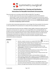 IFU-204233-001-E Reprocessing Instructions Reusable Instruments