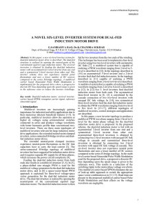 a novel six-level inverter system for dual-fed induction motor