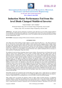 Induction Motor Performance Fed from Six- level Diode