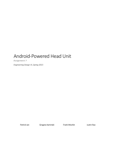 Android-Powered Head Unit