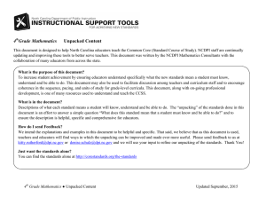 4thGrade Mathematics Unpacked Content