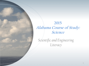 Alabama Course of Study: Science