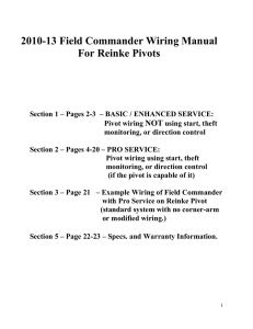 2010-13 Field Commander Wiring Manual For Reinke Pivots