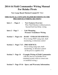 2014-16 Field Commander Wiring Manual For Reinke Pivots