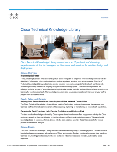 Cisco Technical Knowledge Library