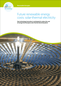 Future renewable energy costs: solar-thermal