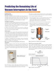 Predicting the Remaining Life of Vacuum Interrupters in the Field