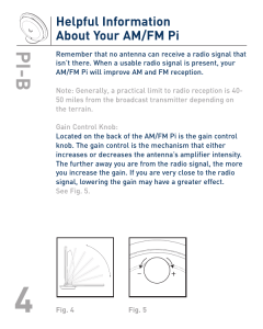 Helpful Information About Your AM/FM Pi