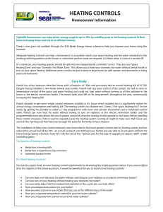 heating controls