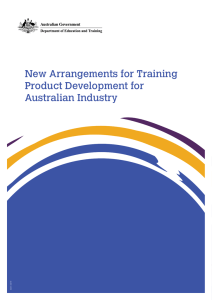 PDF file of New Arrangements for Training