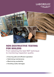 non-destructive testing for boilers