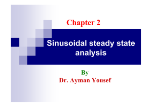 Ch 2. Sinusoidal steady state analysis [Compatibility Mode]