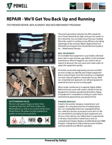 REPAIR - We`ll Get You Back Up and Running
