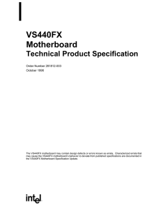 VS440FX Motherboard Technical Product Specification