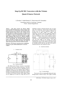 Step-Up DC/DC Converters with the Tristate Quasi-Z