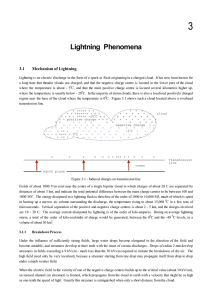 Lightning Phenomena - Department of Electrical Engineering