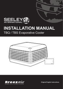 Breezair TBQ/TBS Installation Manual