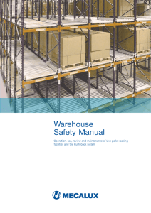 Safety Manual Live pallet racking and Push-back INT - Logi