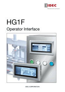 Operator Interface