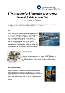STFC`s Rutherford Appleton Laboratory: General Public Access Day