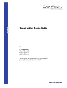 Construction Bonds Guide