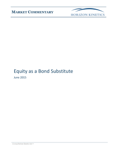 Equity as a Bond Substitute