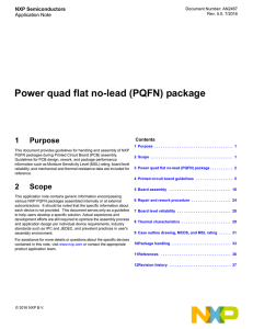 AN2467, Power quad flat no-lead (PQFN) package