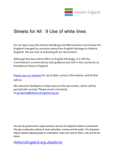 Streets for All : 9 Use of white lines
