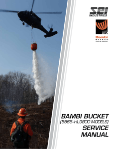 bambi bucket service manual