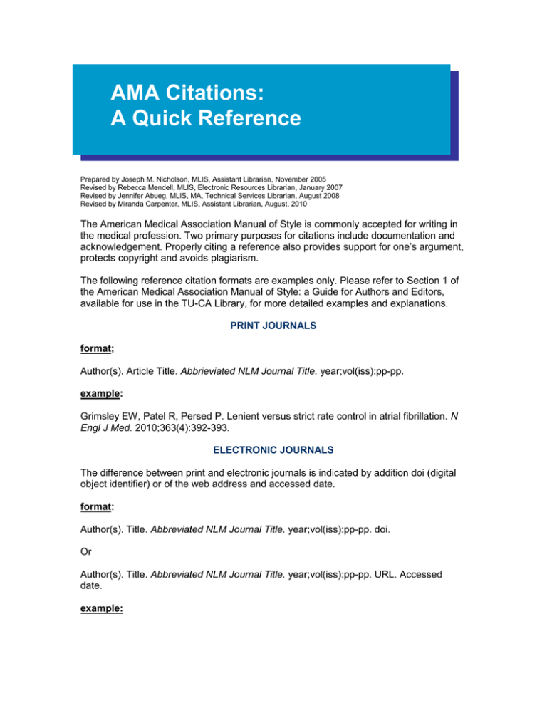 ama reference format