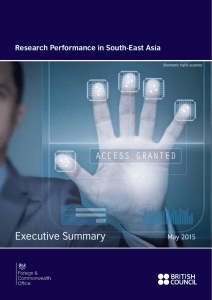 Research Performance in South-East Asia