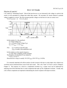 RLC AC Circuits