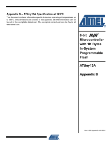 ATtiny13A Data Sheet Appendix B