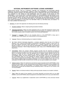 national instruments software license agreement