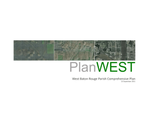 West Baton Rouge Parish Comprehensive Plan