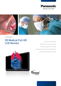 3D Medical Full HD LCD Monitor