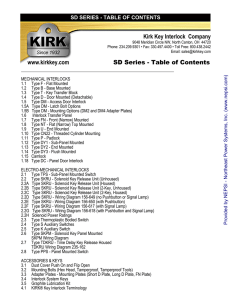 Kirk Key Interlock Company - Northeast Power Systems, Inc.