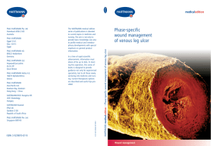 Phase-specific wound management of venous leg ulcer