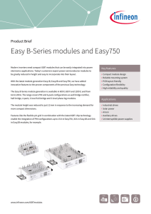 Easy B-series and Easy750 Power modules
