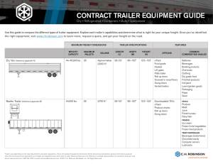 contract trailer equipment guide