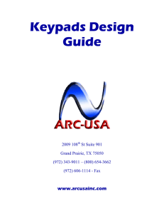 Keypads Design Guide